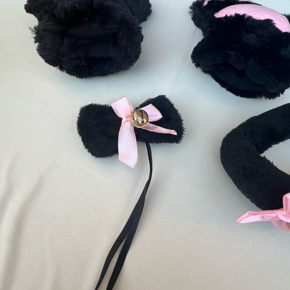 5-Piece Cat Cosplay Costume Set –  Gothic Neko Anime Role Play - Picture 6 of 10